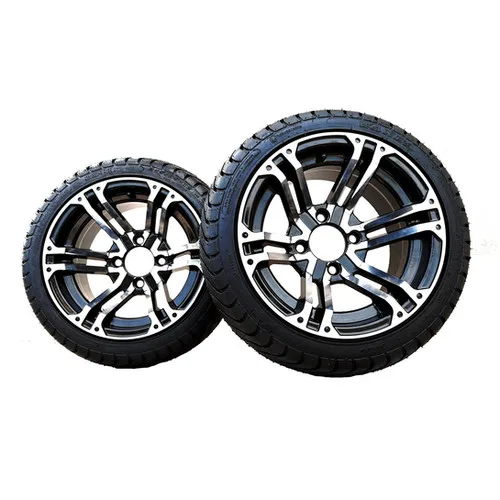 12" Alloy wheel with tire for Golf Cart 215/35-12