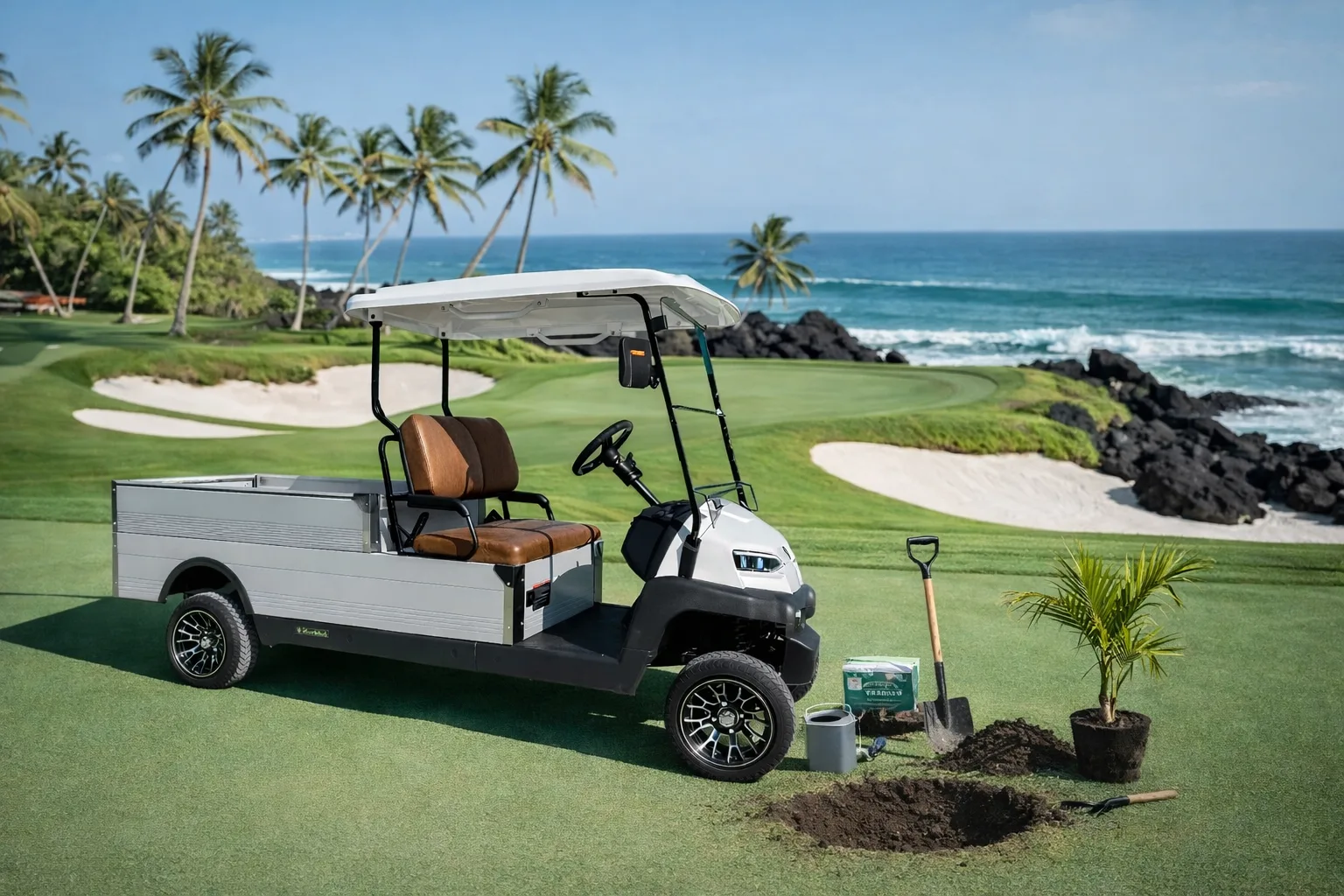 KleverCargo Golf Cart with Lithium battery 500kg