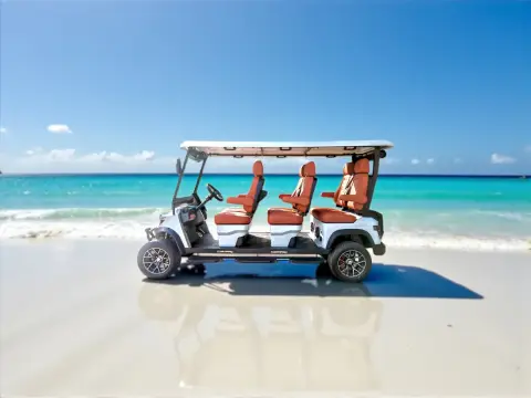 KleverDiamond-6L Solar - Ultra-Luxury Lifted 6-Seat Electric Golf Cart with 360 W Solar Roof thumbnail 9