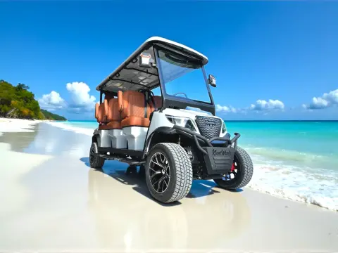 KleverDiamond-6L Solar - Ultra-Luxury Lifted 6-Seat Electric Golf Cart with 360 W Solar Roof thumbnail 13