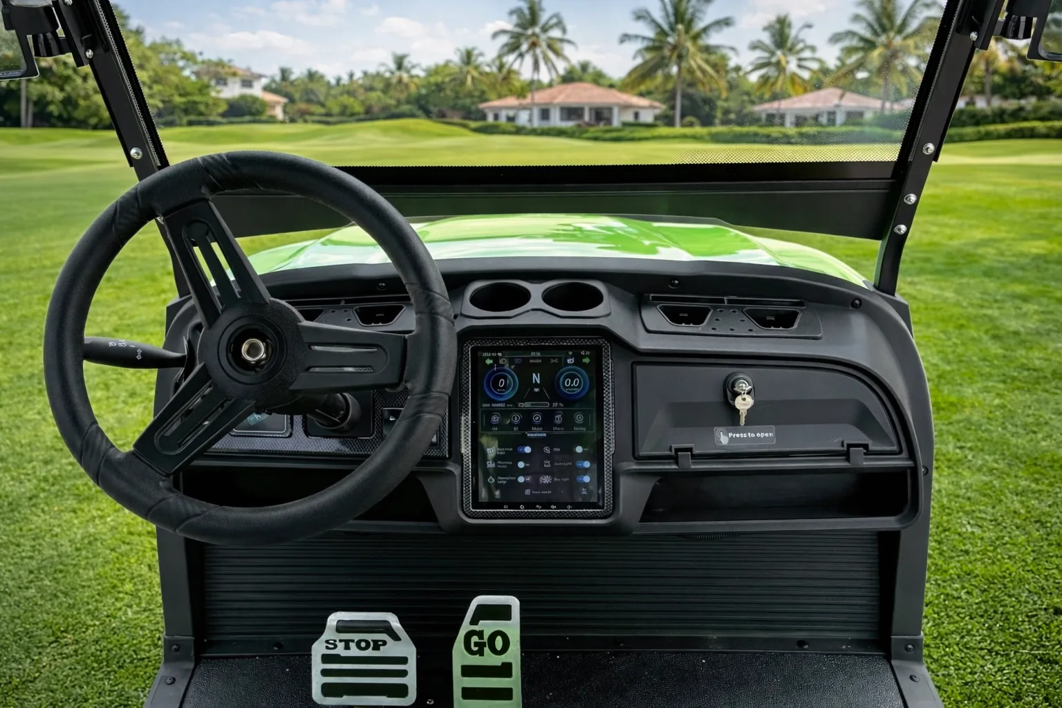 KleverEvo-4: Non-Lifted Electric Golf Cart with Lithium Battery