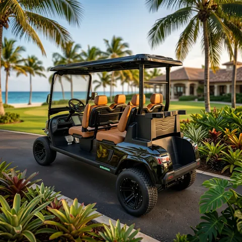 KleverEvo-4L: All-Forward 4-Seat Electric Cart (LiFePO4, Lifted) thumbnail 4