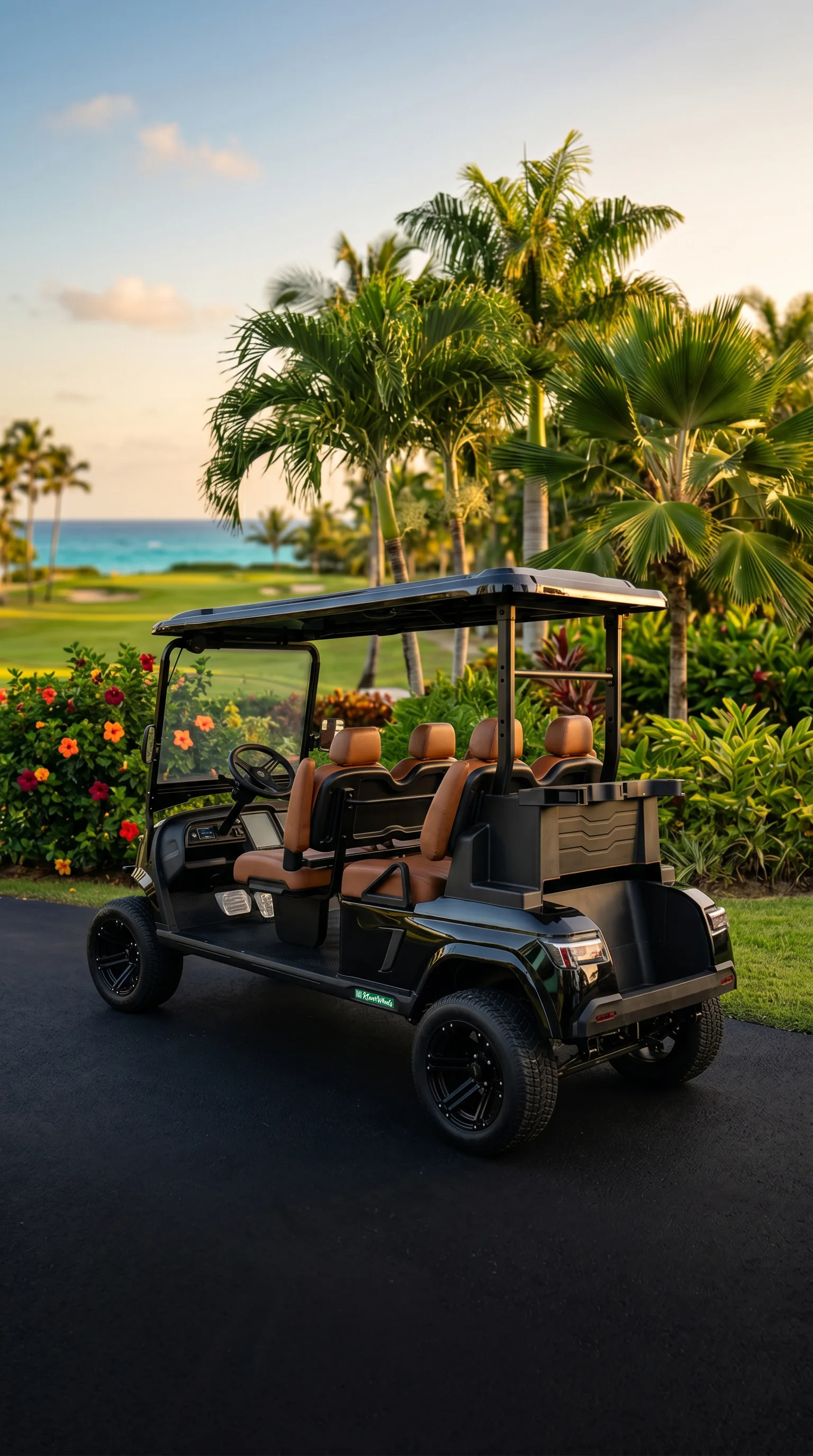 KleverEvo-4L: All-Forward 4-Seat Electric Cart (LiFePO4, Lifted)