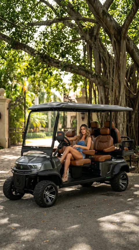 KleverEvo-6: Lifted Electric Golf Cart with Lithium Battery thumbnail 9
