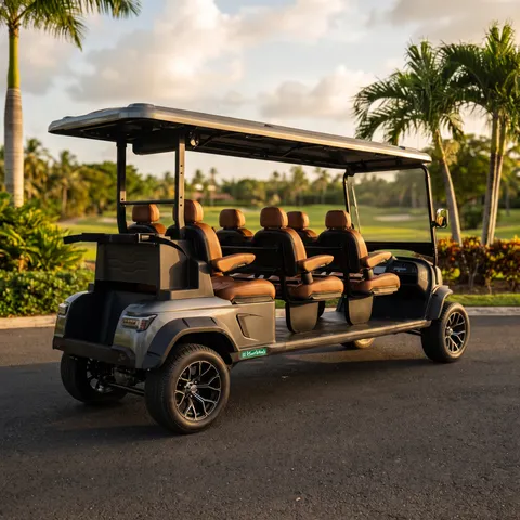 KleverEvo-6L: Lifted 6-Seat Electric Cart (LiFePO4, Power Steering) thumbnail 4
